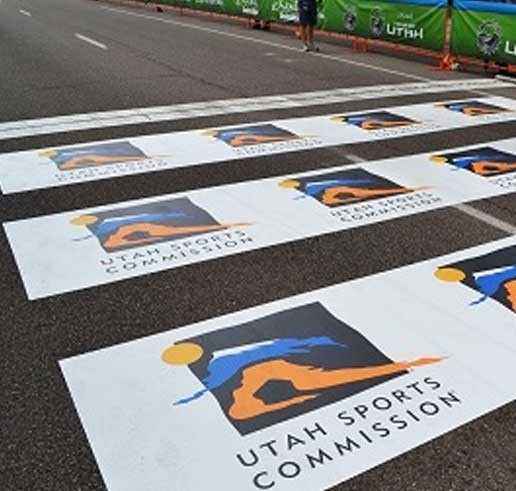Asphalt stickers